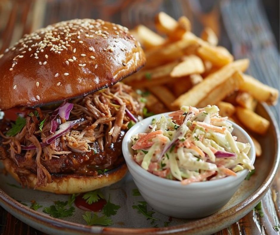 Pulled Pork Burger Menü